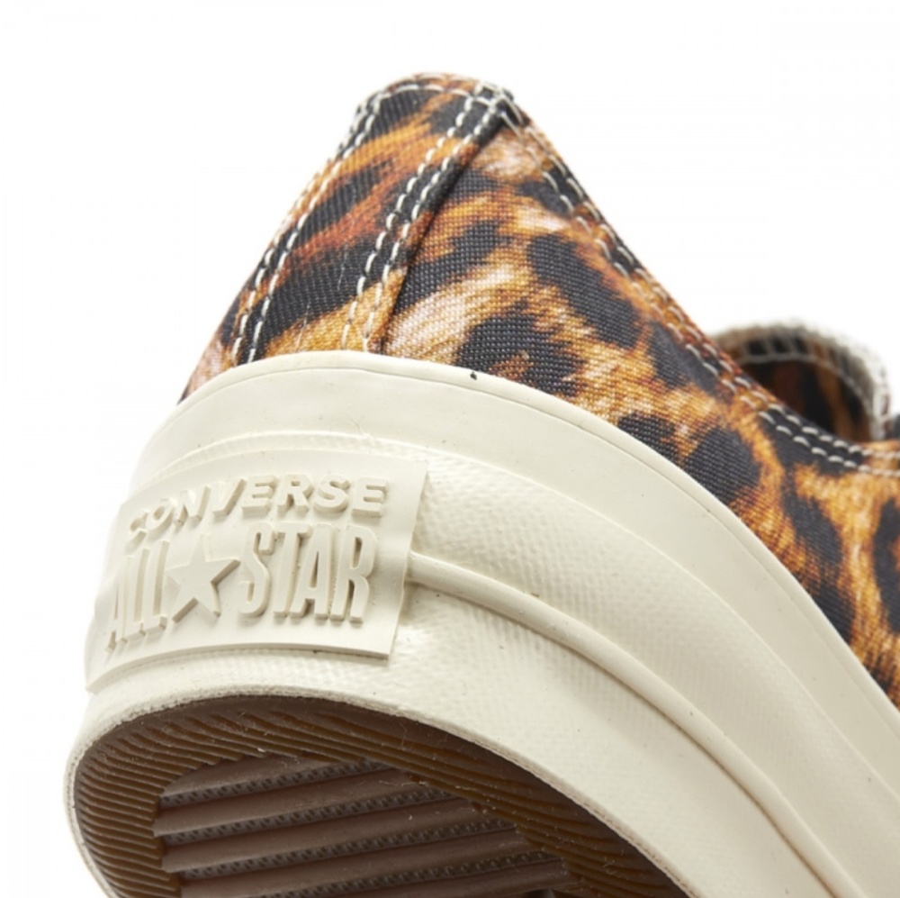 NWT Converse All Star Animal Print Platforms Lifts - Picture 5 of 8